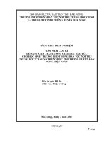 skkn cần phải làm gì để nâng cao chất lượng giáo dục đạo đức cho học sinh trường phổ thông dân tộc nội trú THCS và THPT huyện đắk song hiện nay 
