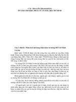 CÂU TRẢ lời THAM KHẢO ôn THI CHO học PHẦN tư TƯỞNG hồ CHÍ MINH 