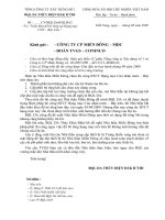 Đổ bê tông tại hạng mục cửa nhận nước 