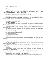 QUẢN lý KINH tế vĩ mô của NHÀ nước TRONG nền KINH tế THỊ TRƯỜNG ĐỊNH HƯỚNG xã hội CHỦ NGHĨA 