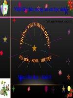 Bài 1. Mở đầu môn Hoá học