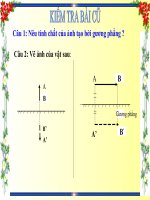 Bài 6. Thực hành: Quan sát và vẽ ảnh của một vật tạo bởi gương phẳng