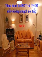 Bài 27. Thực hành: Đo cường độ dòng điện và hiệu điện thế đối với đoạn mạch nối tiếp