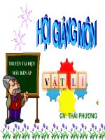 Bài 16. Truyền tải điện năng. Máy biến áp