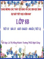 Bài 37. Axit - Bazơ - Muối