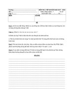 kiểm tra 1 tiết hk1 môn cn 7