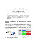 XÂY DỰNG MÔ HÌNH XỬ LÝ SONG SONG, ĐA MÀN HÌNH TRONG KỸ THUẬT ĐỒ HỌA 3D