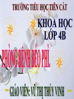 Bài 13. Phòng bệnh béo phì
