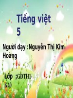 Tuần 19. Chiếc đồng hồ