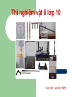 Bài 8. Thực hành: Khảo sát chuyển động rơi tự do. Xác định gia tốc rơi tự do