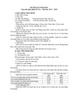 kế hoạch bộ chuẩn