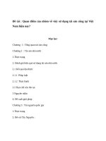 Sử dụng tài sản công tại việt nam