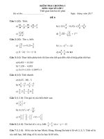 Đề + ĐA chương 1 đại 7