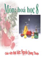 Bài 33. Điều chế khí hiđro - Phản ứng thế