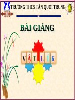 Bài 25. Sự nóng chảy và sự đông đặc (tiếp theo)