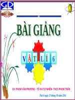 Bài 11. Khối lượng riêng - Trọng lượng riêng
