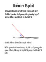 Bài 5. Ảnh của một vật tạo bởi gương phẳng