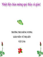 chủ đề sự co dãn vì nhiệt của các chất rắn, lỏng và khí