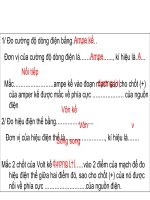 Bài 27. Thực hành: Đo cường độ dòng điện và hiệu điện thế đối với đoạn mạch nối tiếp