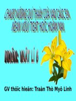 Bài 25. Sự nóng chảy và sự đông đặc (tiếp theo)