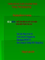 Bài 20. Chất dẫn điện và chất cách điện - Dòng điện trong kim loại