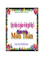 Hàng của số thập phân. Đọc, viết số thập phân