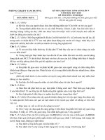 Đề HSG Sinh 9 năm 2017-2018 huyện Tam Dương