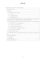 Trẻ em khuyết tật An sinh xã hội đối với trẻ em khuyết tật tại Phường Tân Tiến – Thành phố Buôn Ma Thuột, tỉnh Đăk Lăk