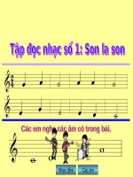 Tiết 6. TĐN: TĐN số 1. Giới thiệu một vài nhạc cụ dân tộc