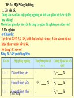 Bài 14. Mặt phẳng nghiêng