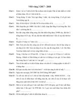 Violympic lớp 4 vòng 3 2017 - 2018