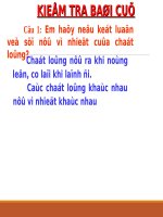 Bài 20. Sự nở vì nhiệt của chất khí