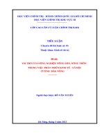 Đề tài CCLLCT Xây dựng Nông thôn mới trên địa bàn huyện Cư Jút, tỉnh Đăk Nông, thực trạng và giải pháp