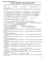 trắc nghiệm lý 12 học kì 1