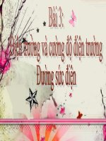 Bài 3. Điện trường và cường độ điện trường. Đường sức điện