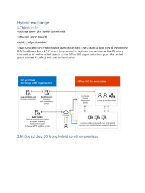 Hybrid exchange Office 365