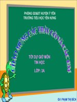 Chương V. Bài 3. Gõ các chữ ă, â, ê, ô, ơ, ư, đ