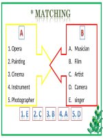 Unit 04. Music and Arts. Lesson 7. Looking back & project