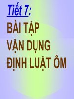Bài 6. Bài tập vận dụng định luật Ôm