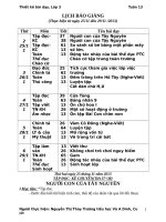 Thiết kế bài dạy lớp 3 tuần 13 