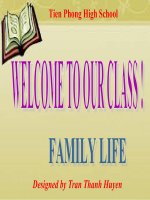 Unit 01. Family Life. Lesson 1. Getting started