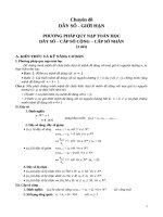 Chuyên đề dãy số GIỚI hạn