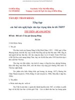 Bài văn nghị luận xã hội TRỌNG tâm ôn THI THPT