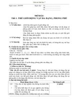 Giáo án sinh 7   quyển 1 