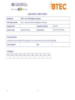 Aspects of Contract Negligence for Business  Assignment 2  BTEC  Nguyen Huu Phong  2017