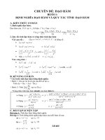 Chuyên đề về Đạo hàm lớp 11