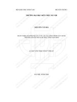 Hoàn thiện giải pháp quản lý dự án các công trình xây dựng trên địa bàn huyện nam trực tỉnh nam định (tt) 