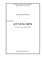 Bài giảng kỹ năng mềm 
