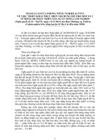 Tham luận những vấn đề đặt ra trong quá trình triển khai thực hiện nghị quyết 22NQ TU và giải pháp khắc phục