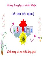 Bài 22. Nhiệt kế - Nhiệt giai